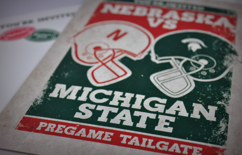 University of Nebraska Foundation Event Invitation design.