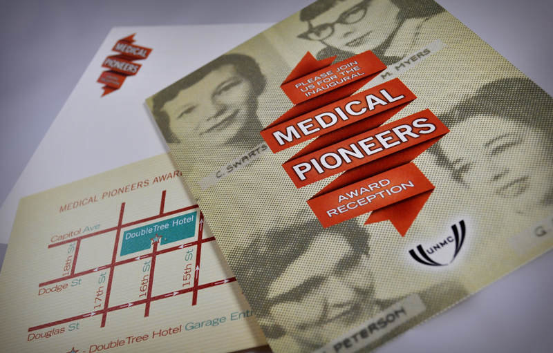 UNMC Event Invitation and collateral.